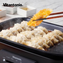 【Vitantonio】多功能電烤盤(霧夜黑)(D)