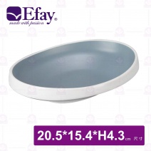 【Efay】太極 8吋盤(煙藍)