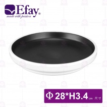 【Efay】太極 11吋托盤(黑)