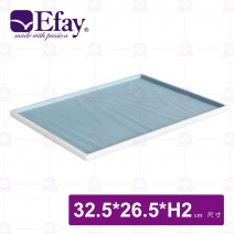 【Efay】太極 1/2長方托盤(煙藍)