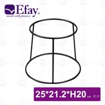 【Efay】3D止滑展示架 8吋H海貝雅(黑)-25x21.2xH20cm