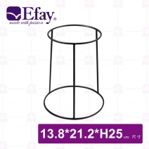 【Efay】3D止滑展示架-10吋H海貝雅(黑)-13.8x21.2xH25
