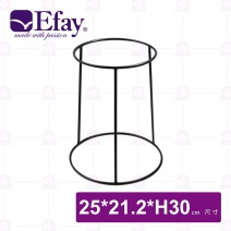 【Efay】3D止滑展示架-12吋H海貝雅(黑)-25x21.2xH30cm