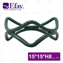 【Efay】3D止滑圓展示架 3吋 H波浪舞(綠)-15x15xH8cm