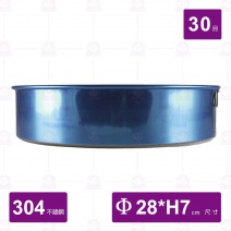 304厚板平底篩-Φ28xH7cm