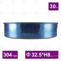 304厚板平底篩-Φ32.5xH8cm