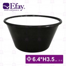 琺瑯2.0OZ 醬料杯(黑白邊)-Φ6.4xH3.5cm