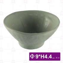 3.5吋尖角味碟(綠)-Φ9xH4.4cm