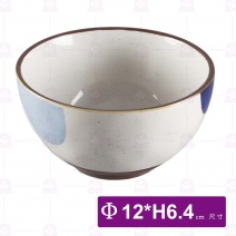 藍點點 4.75吋碗-Φ12xH6.4cm