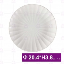 8吋線盤(白)-Φ20.4xH3.8cm
