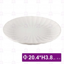 8吋線盤(白)-Φ20.4xH3.8cm