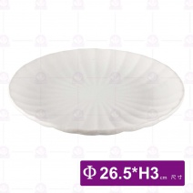 10.5吋線盤(白)-Φ26.5xH3.1cm