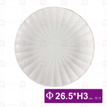 10.5吋線盤(白)-Φ26.5xH3.1cm