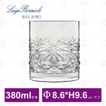 【Luigi bormioli】無鉛水晶雕紋威士忌杯(6入/盒)-380