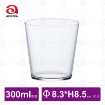 【日本ADERIA】全面強化薄口水杯(3入/盒)-300ml