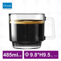 【Ocean】Stack可疊式咖啡杯(6入/盒)-485ml