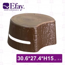 【Efay】森林6年輪樹幹陳列台-30.6x27.4xH15cm