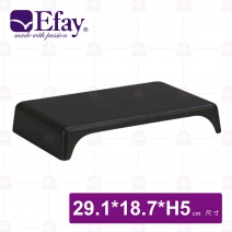 【Efay】森林11吋陳列凳(黑)-29.1x18.7xH5cm