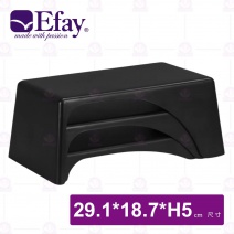 【Efay】森林11吋陳列凳(黑)-29.1x18.7xH5cm