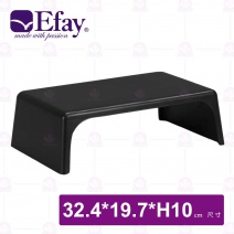 【Efay】森林13吋陳列凳(黑)-32.4x19.7xH10cm