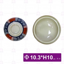 4吋日式蓋碗-Φ10.3xH10cm
