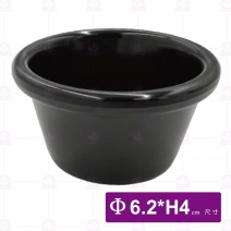 【HS】SK10 沾醬杯(黑) 2.3吋(48入/盒)