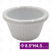 【HS】SK13 線條沾醬杯(銀白) 3.3吋(36入/盒)