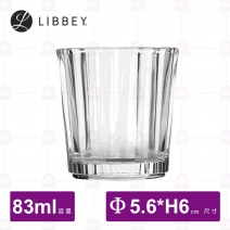 【Libbey】C-1785094 條紋mini杯(12入/盒)-83ml