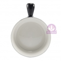 AP015-1B 柄鍋(外黑內白) 直徑15cm/ 總長20cm