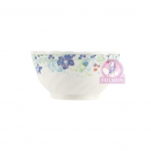 【大同磁器】5吋雪蓮湯碗#7027 12.8x6.7cm(10入/盒)