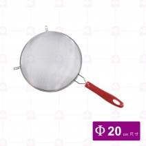 金豐雅典 紅圓柄濾網 1號 Φ20cm