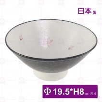 【日本製】雪楓葉8吋茶漬碗-Φ19.5xH8cm