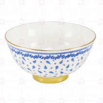 【大同磁器】鳳鱗花純金線邊飯碗-8件組