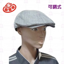 #9674貝雷帽-仿牛仔鐵灰(可調式)