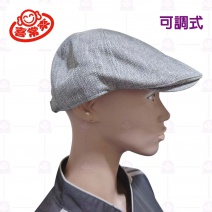 #9674貝雷帽-仿牛仔鐵灰(可調式)