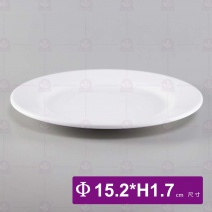 【LihTay】206 肉盤(白)(24入/盒)