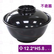  【LihTay】3037日式湯碗(身)(紅黑) (24入/盒)