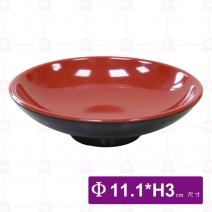 【LihTay】3037日式湯碗(蓋)(紅黑) (30入/盒)