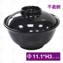  【LihTay】3037日式湯碗(蓋)(紅黑) (30入/盒)
