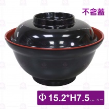  【LihTay】3038天井碗(身)(紅黑) (24入/盒)