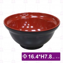 【LihTay】3048天井碗(身)(紅黑) (24入/盒)