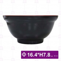 【LihTay】3048天井碗(身)(紅黑) (24入/盒)