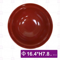  【LihTay】3048天井碗(身)(紅黑) (24入/盒)