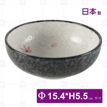 【日本製】雪楓葉 6吋缽-Φ15.4xH5.5cm