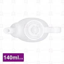 【全國磁器】白色醬醋瓶(無字)-140ml