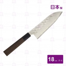 【二唐】槌目VG10大馬士革三德刀(雞翅柄)-18cm