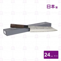 【二唐】槌目VG10大馬士革切付牛刀(雞翅柄)-24cm