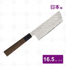 【二唐】槌目VG10大馬士革菜切(雞翅柄)-16.5cm