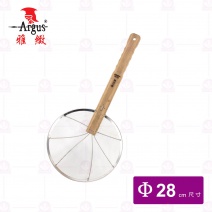【雅緻Argus】木柄加強撈網(粗) 8目 Φ28cm