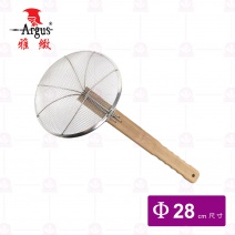 【雅緻Argus】木柄加強撈網(粗) 8目 Φ28cm